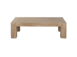 Mesa de centro em madeira maciça de olmo, 140x70x42cm ALEXANDRA HOUSE LIVING