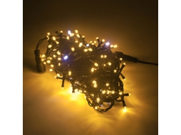 Grinalda De Luzes De Natal 1000 Ls Cor Branco Quente. Interior E Exterior Ip44*