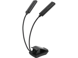 Luminária De Leitura Led Hztyyier Alimentada Por Bateria, Proteção Para Os Olhos, Recarregável Via Usb, Haste Flexível