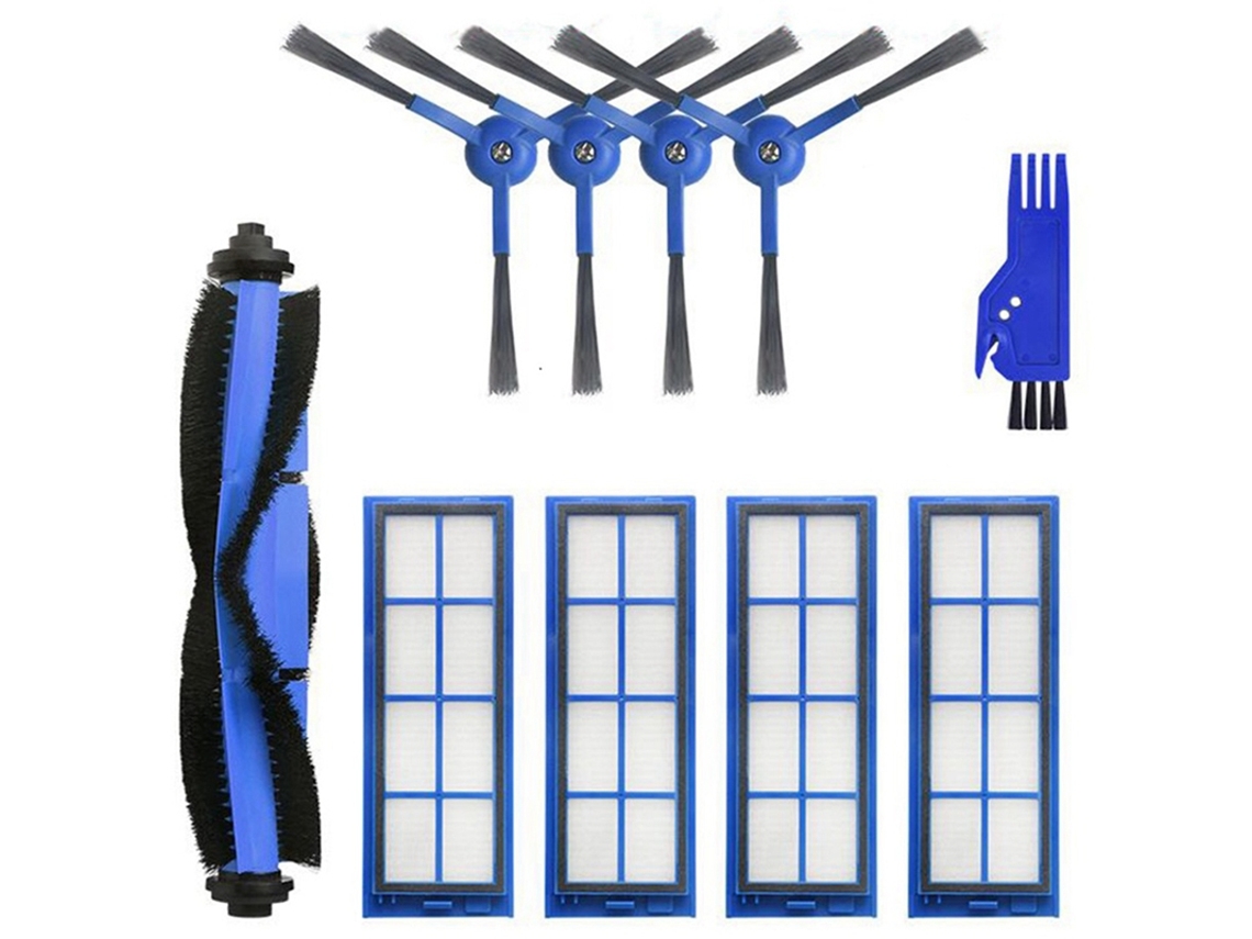 10 peças/set escova lateral filtro rolo escova mop panos para eufy robovac l70 varredor robô aspirador de pó acessórios