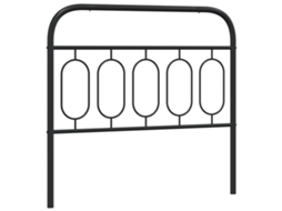 Cabeceira de substituição de 107 cm em metal marrom, exclusiva da MAISON.