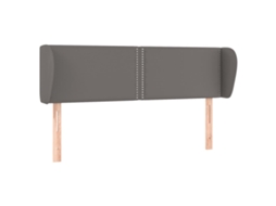 Headboard, Headboards Vidaxl Cinzeto Couro Artificial (147 X 23 X 78/88 Cm)