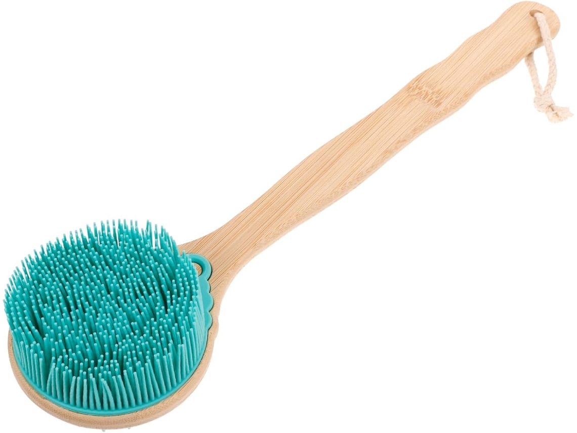 Lurelia Acessório De Duche Com Escova Para Costas, Dupla Face, Banho Relaxante Prático