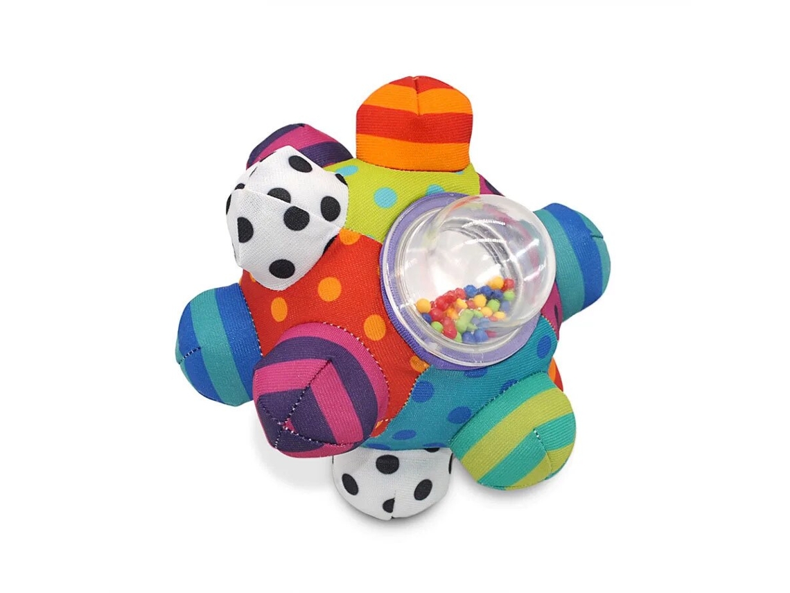Choque de Mão de Pelúcia Macia para Bebê Recém-Nascido Chocalhos de Pelúcia Brinquedos de Mão Agitador para Bebês 3 6 9 12 Meses LUGA