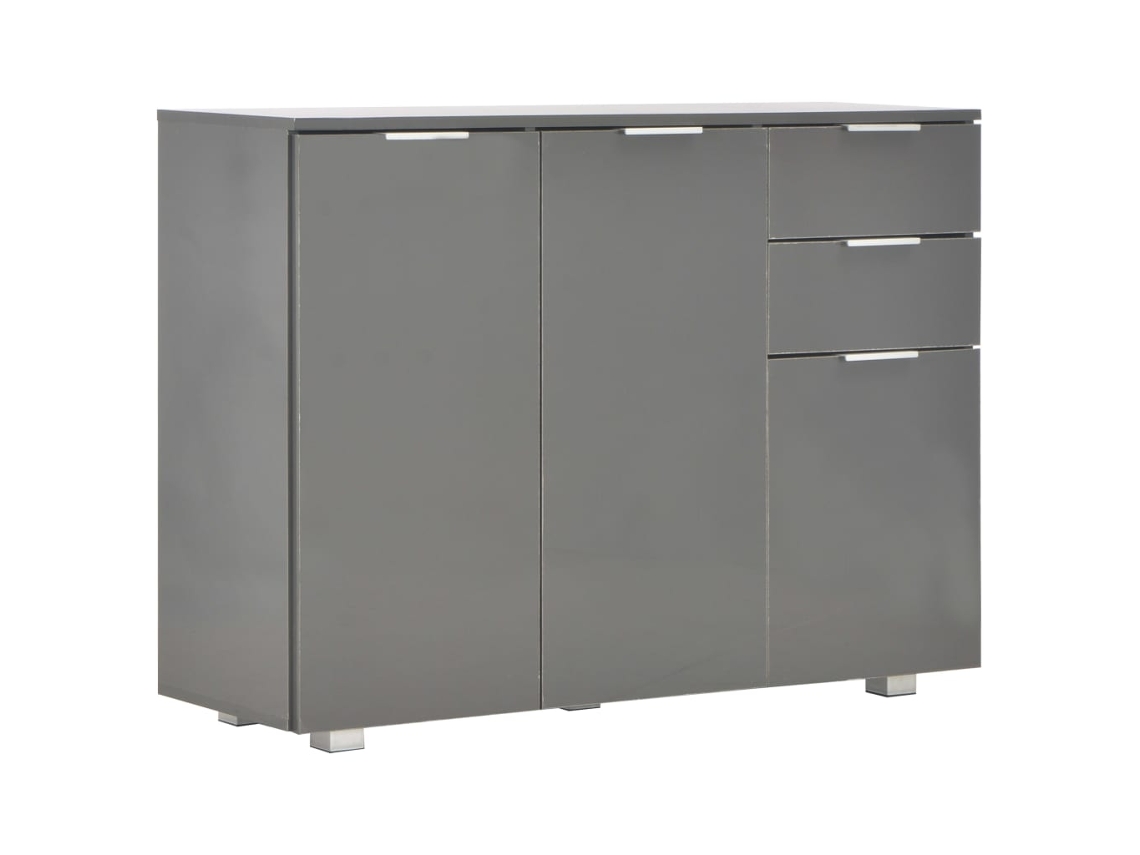 Sideboard, Sideboards Vidaxl Cinzeto Madeira Processada (n/a)