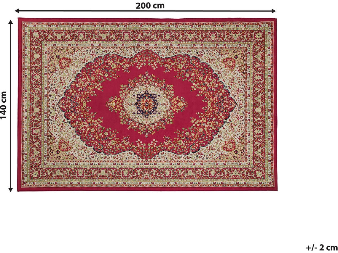 Tapete Karaman (Multicolor - Poliéster - 140x200x0.5 cm)