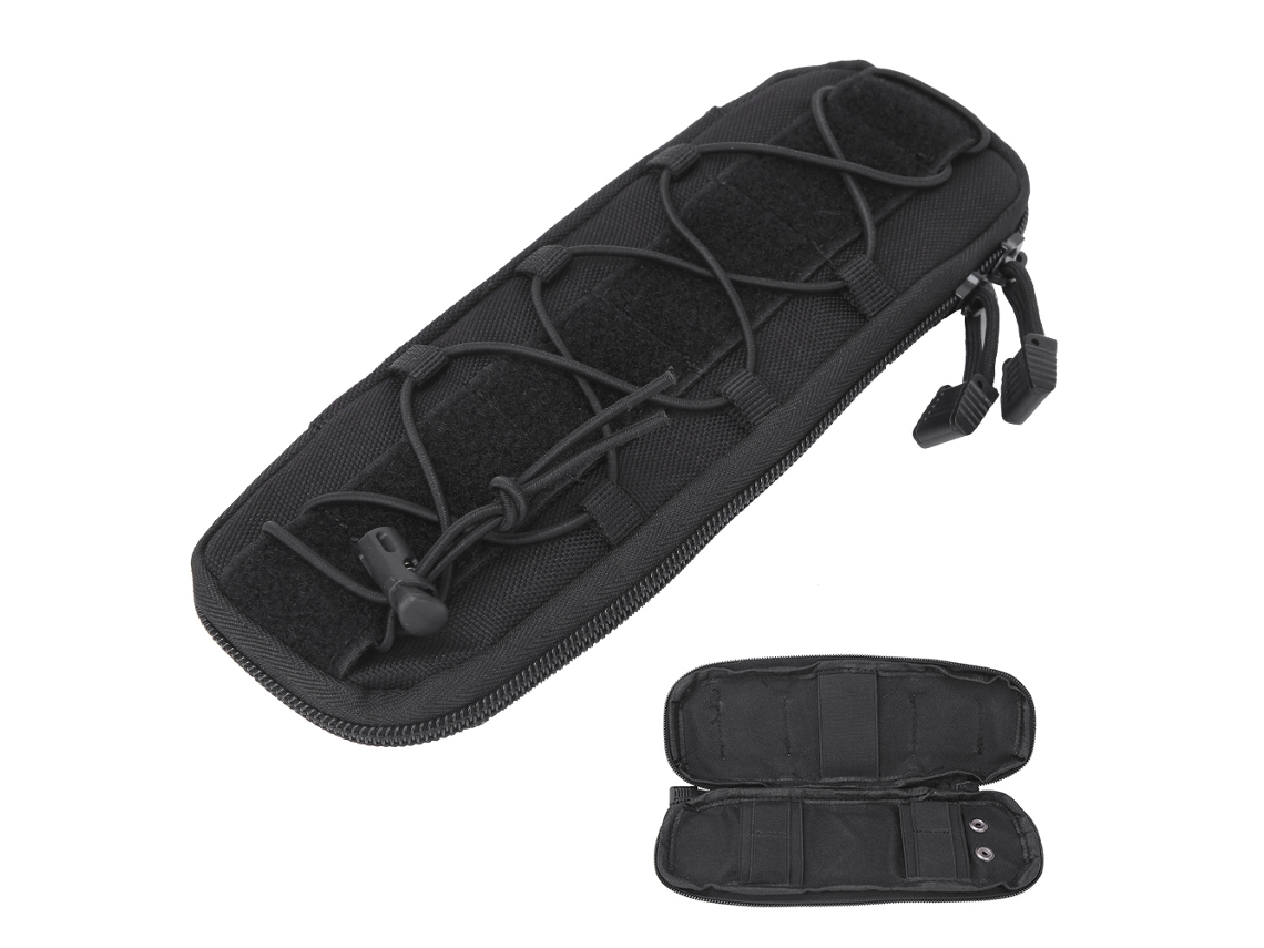 Bolsa Capa de Facada Sobrevivência Tática Nylon Preta L
