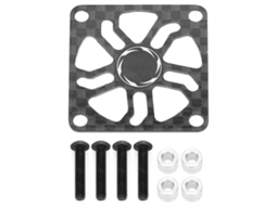 Capa de Ventilador de Carbono Motor Rc 40mm