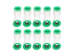 10pcs Conector em Cotovelo Ppr 90°, 20mm, para Água Fria e Irrigação S/MARCA
