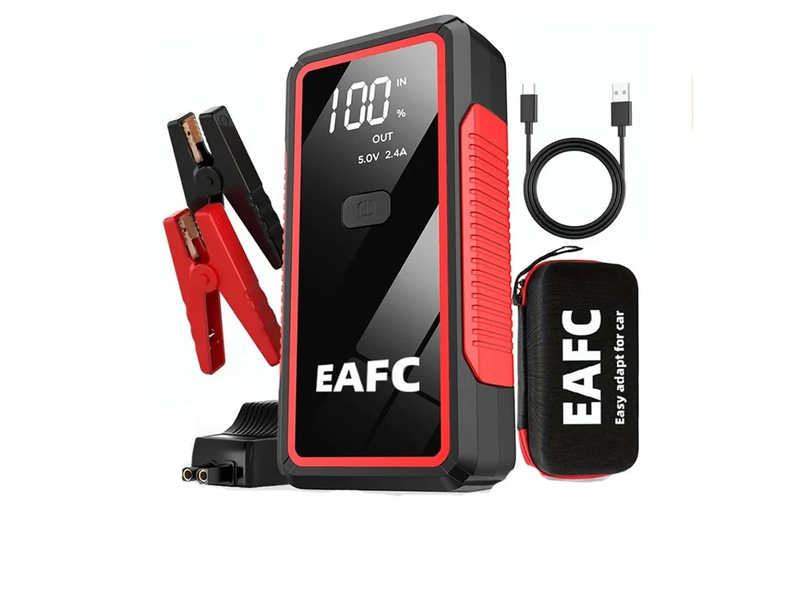 Auxiliar de partida para carro 12V 2000A, Para Veículos A Gasolina E Diesel De 6.0l/4.0l, Com Clipe Inteligente E Bolsa