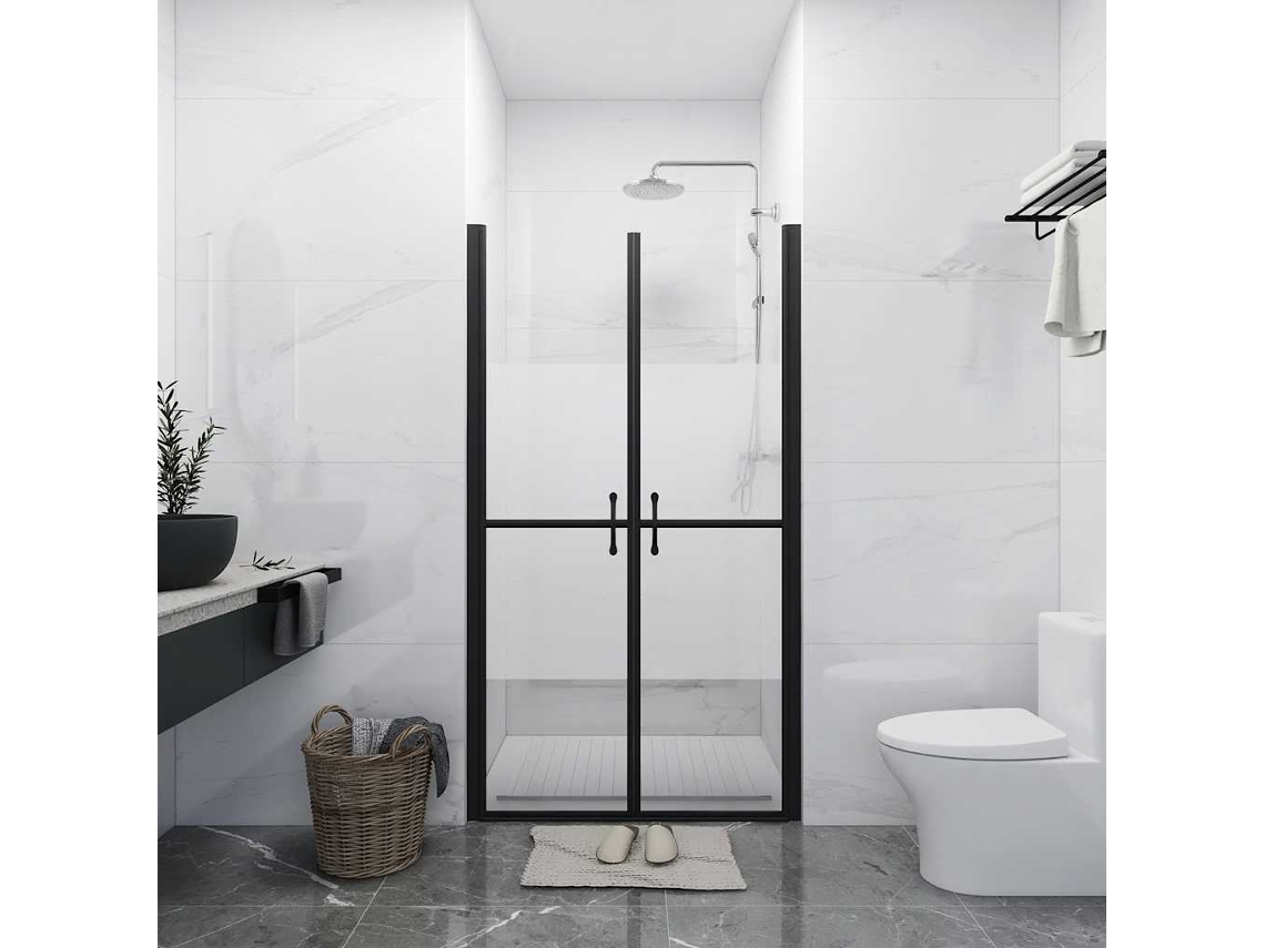 Vidaxl Porta De Duche Esg Meio Opaco (73-76)x190 Cm
