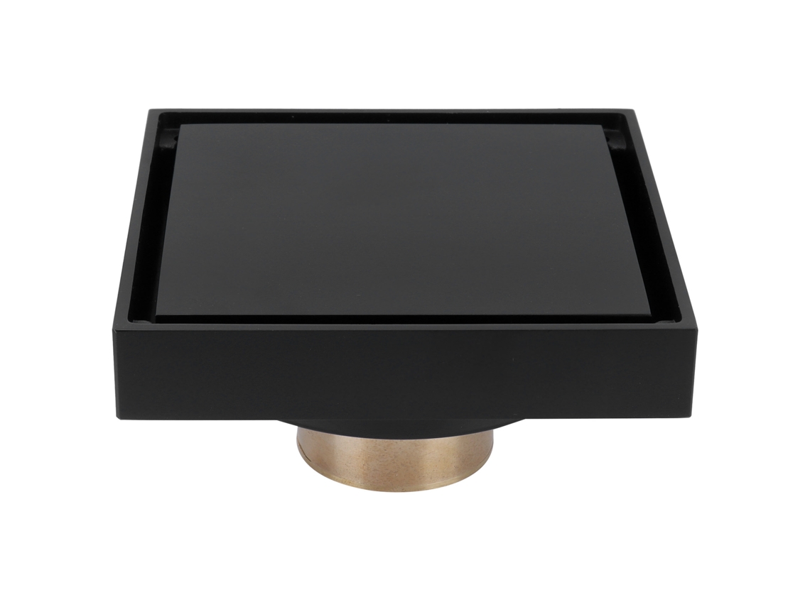 Ralo de Cobre Preto 10x10cm Tela Anti entupimento para Banheiro Cozinha Varanda com S/MARCA