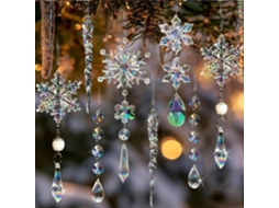 18 Flocos de Neve Acrílicos Iridescentes STELASPLEN