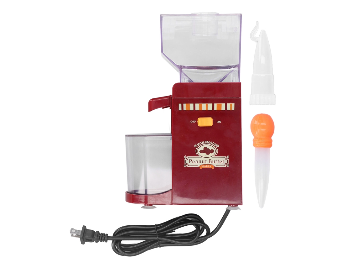 Fabricador de Manteiga de Amendoim Elétrico Moedor de Grãos Anti Derrapante para Nozes 110v Us Plug