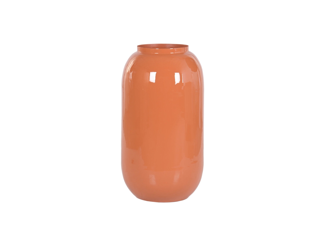 Vaso de Ferro Laqueado em Terracota, 40x40x70cm ALEXANDRA HOUSE LIVING
