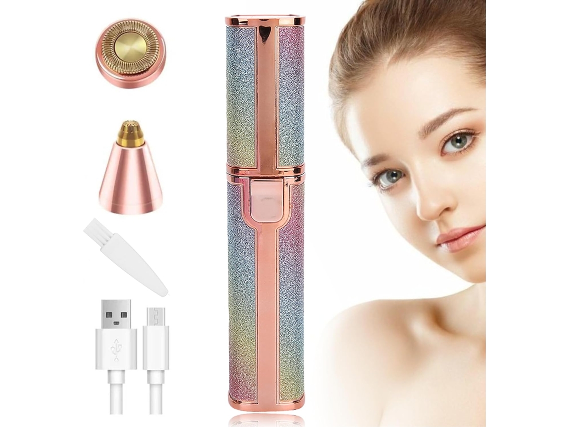 Aparador Elétrico Facial para Sobrancelhas Indolor Portátil Feminino AQUAFORGE