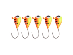 Isca de Pesca no Gelo 5pcs Aço Carbono