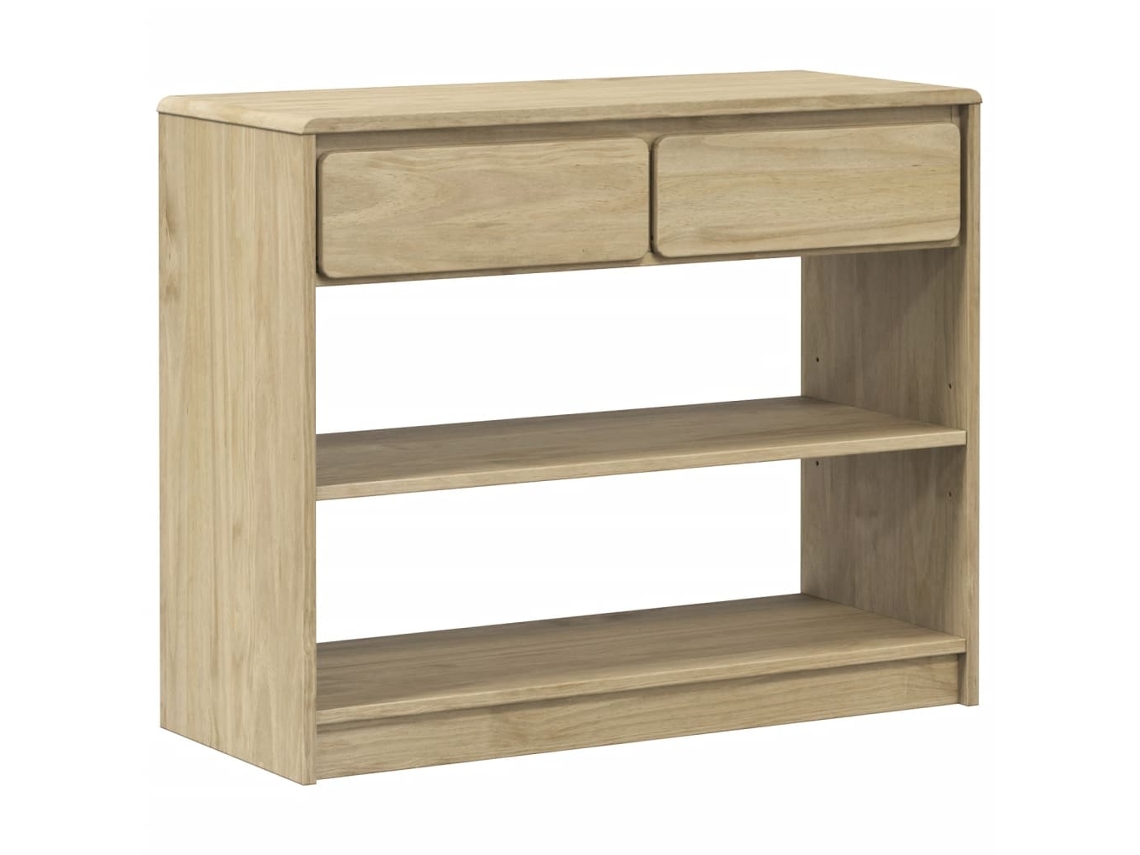 Console Table, Console Tables Vidaxl Marrom Madeira De Pinho (n/a)