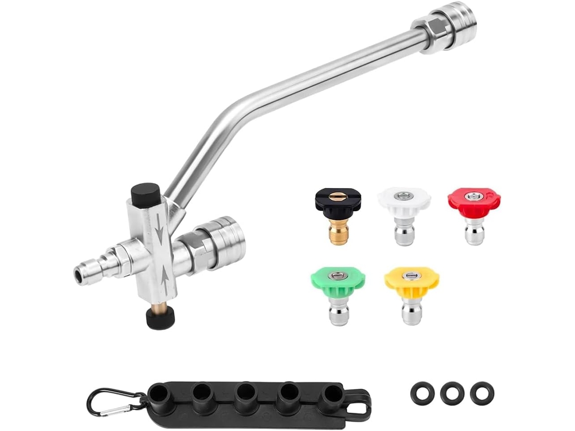 Acessório Para Espuma Com Encaixe Duplo, Haste De Limpeza 1/4" E