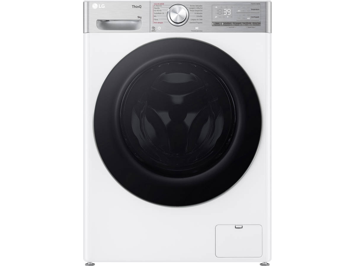 Máquina de Lavar Roupa LG F4WR9009A2W (9 kg - 1400 rpm - Branco)