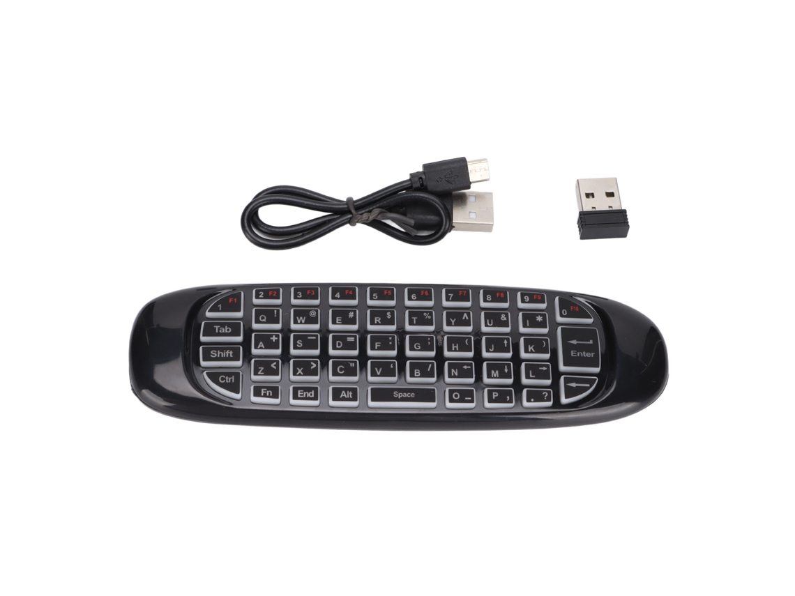 Teclado Mini LAXISCREED com Controle Remoto Sem Fio, Iluminação