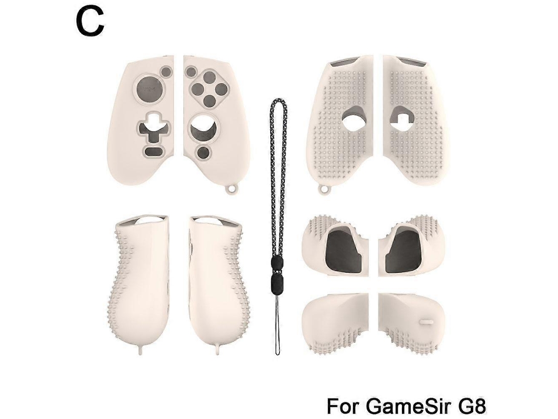Game Controller Silicone Protective Cover For Gamesir G8white