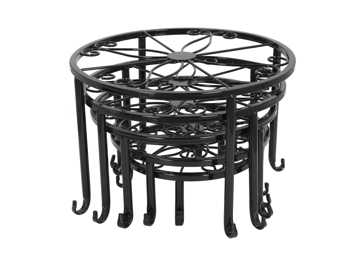 Suporte De Metal Decorativo Para 5 Vasos Indoors Outdoors