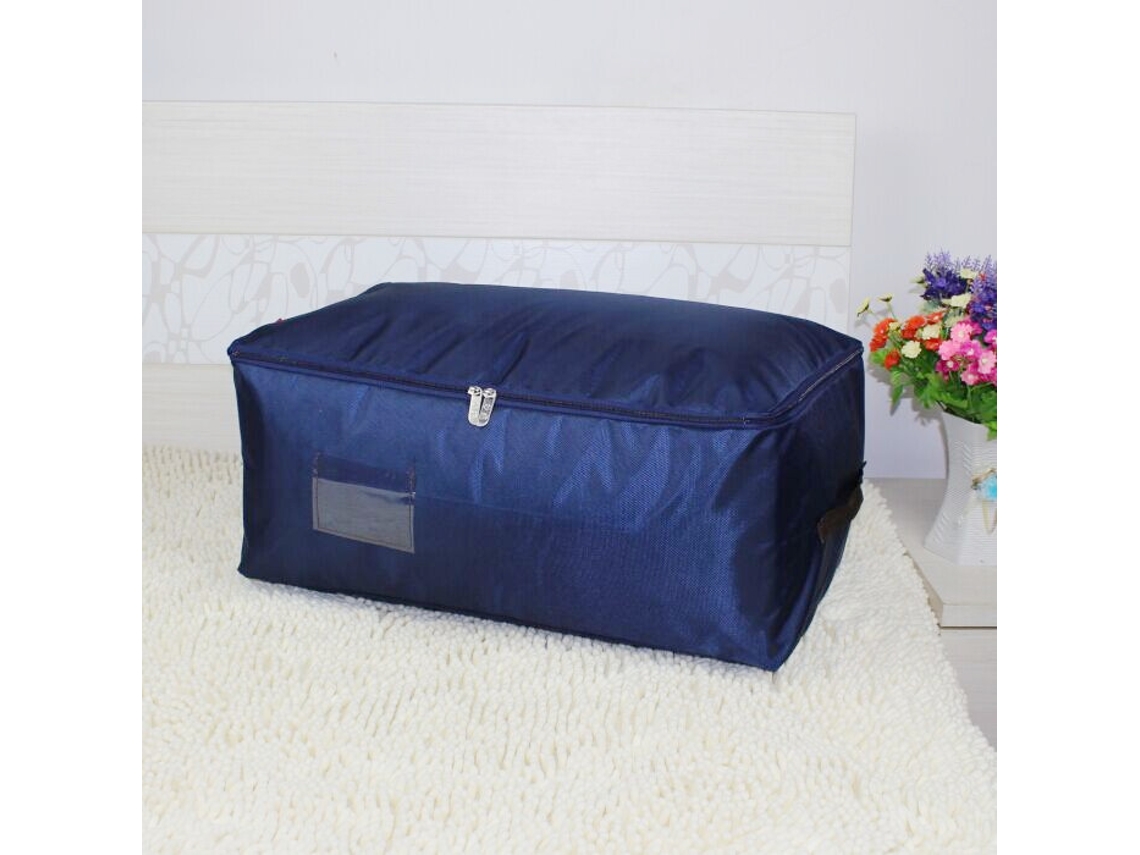 Bolsa Organizadora Dobrável Grande De 49 Litros 56x35x25cm Para Guardar Roupas Embaixo Da Cama, Para Mudanças E Viagens