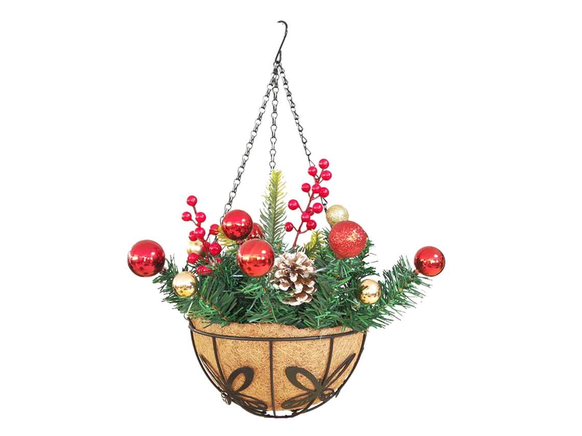 Vaso Suspenso com Borboleta, 12 Polegadas, Ferro Decorativo, LAXISCREED