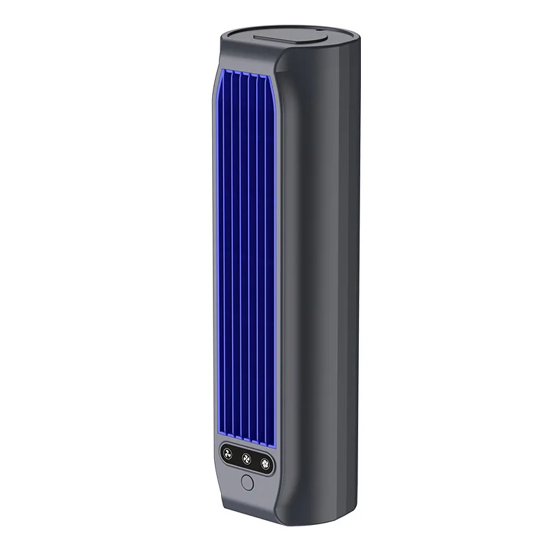 (cinza) Ventilador de mesa silencioso e compacto, adequado para casa, mesa, quarto e viagens.