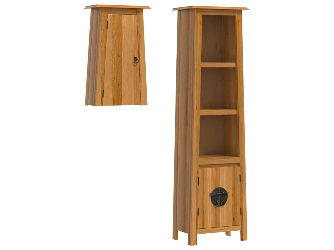 Conjunto de 2 Móveis para Casa de Banho em Madeira de Pinho Maciça MAISON EXCLUSIVE