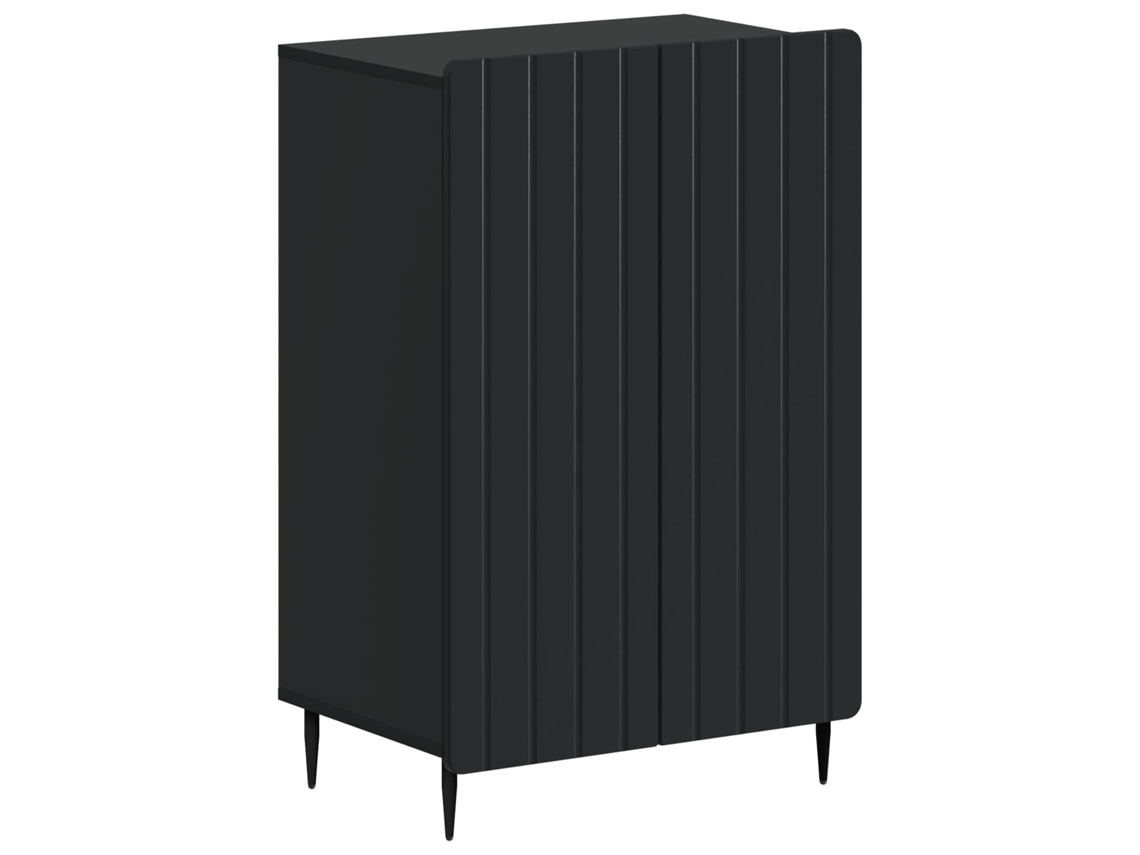 Vidaxl Armário De Sapatos Zwolle 59,5 X 39,5 X 91,5 Cm Preto