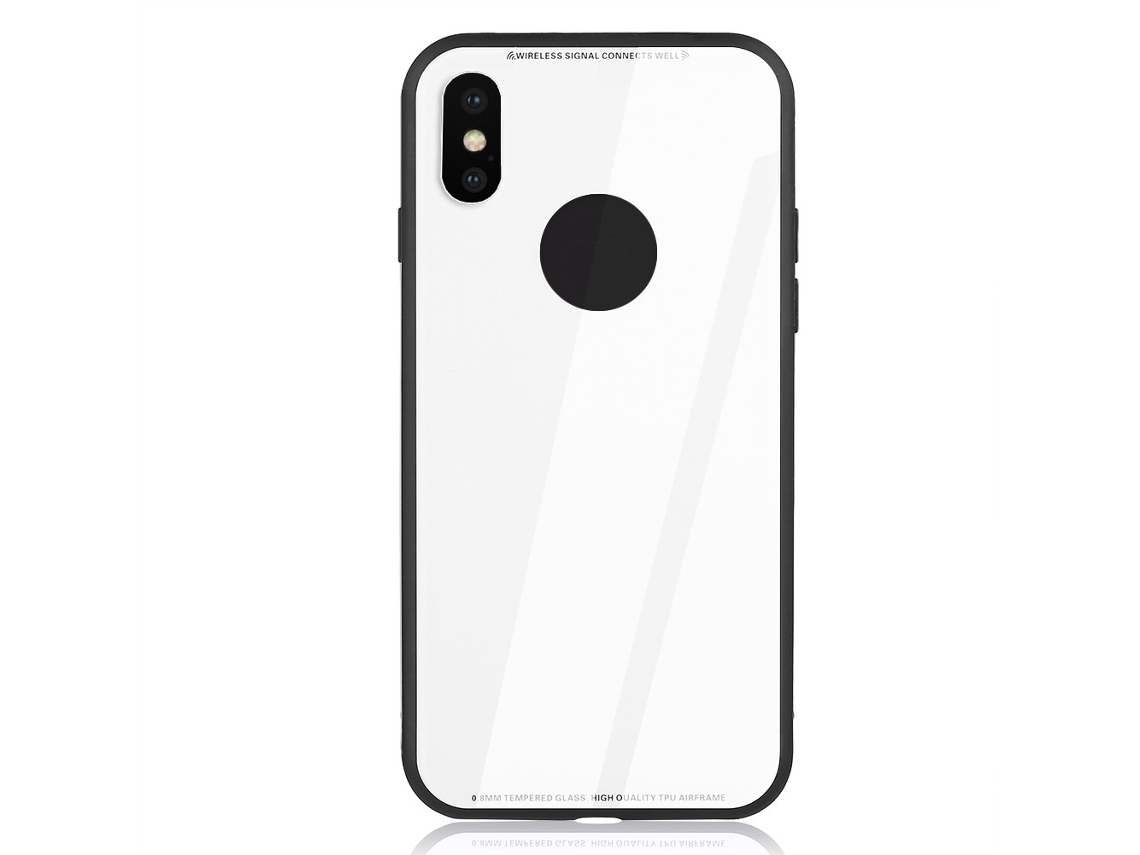 Capa de Vidro Temperado LAXISCREED Iphone X Branco