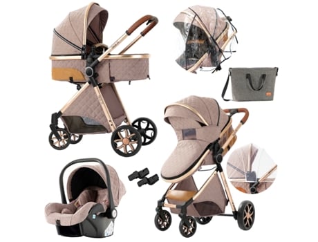 Carrinho De Bebê Sdbaby Trio 3 Em 1 Midas