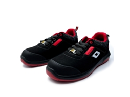 Sapatilhas De Trabalho Segurança S3 Pro Urban Tamanho 48 Preto/Vermelho Omp Meccanica