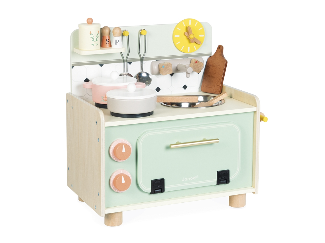 Cozinha De Madeira Janod Cozinha Infantil Pequena Com Acessórios