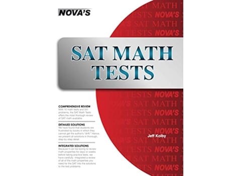 Livro SAT Math Tests Prep Course de Jeff Kolby (Inglês)