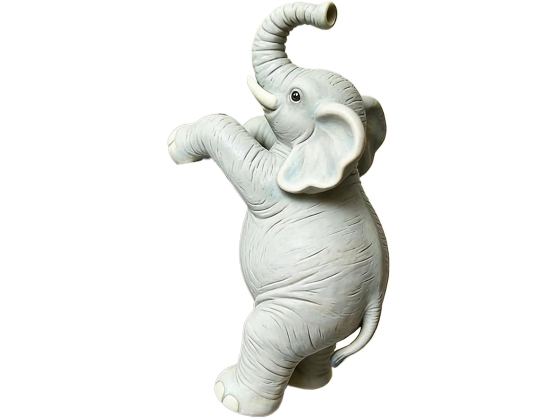 Estátua Genérica de Elefante para Vaso Figura Decorativa Feita de Resina, Arte para Jardim, Ornamento Animal, Vaso para CHABERLU