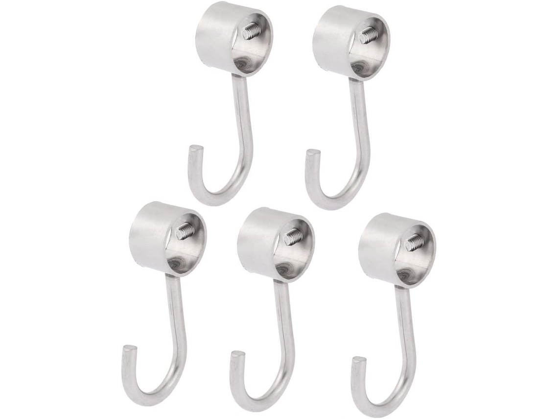 Acessórios para Banheiro e Guarda-roupa: Varão de 19mm com Gancho para Roupas CHABERLU