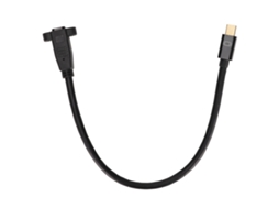 Cabo de Extensão para Adaptador Apple Computer Mini Dp Fêmea para Macho com Orelhas EOOCOO (teste 4k com Furos de Parafuso Fixos)