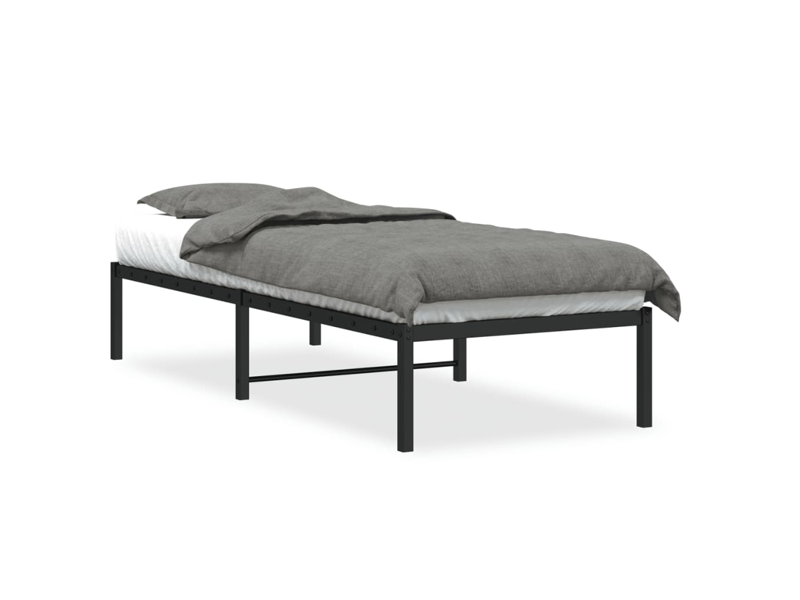 Estrutura de Cama 75x190 Cm Metal Preto MAISON EXCLUSIVE