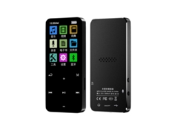 MP3 Player Bluetooth 5.2 portátil com leitor de cartão EOOCOO