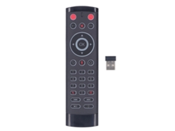 Controle remoto inteligente para TV 2.4G com porta USB, aprendizagem infravermelha, 2.4GHz RF para set top box, caixa de TV e computador S/MARCA