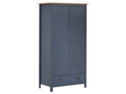 Roupeiro VIDAXL Cinzeto Madeira (89x50x170 cm)