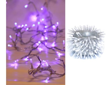 Luzes de Guirlandas Led Plugue Externo em 8 Modos Cabo Transparente com Decoração de Temporizador para Árvore de Natal Várias SELEOK
