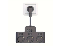 Régua De Energia 7 Em 1 Com Usb Cvayotoy