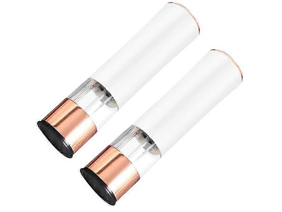 Moedor De Pimenta E Sal Automático, Pacote Com 2 Unidades, Elétrico, A Bateria, Com Ajuste De Moagem. PENGDSJE