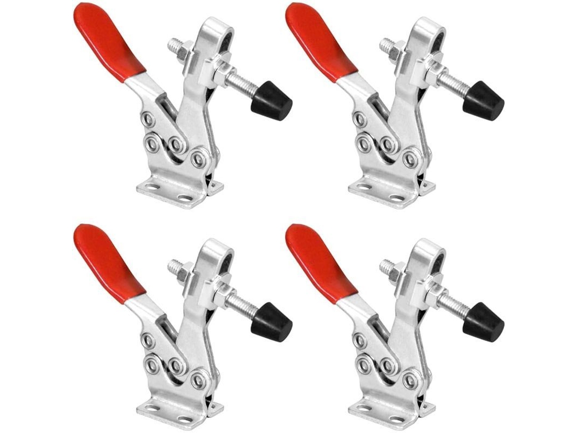 Abrazadera Desmontable Rápido Horizontal, Capacidade 500 Libras, 225d, Pacote De 4