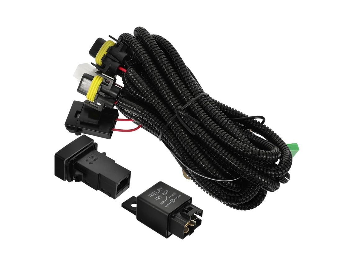 Kit de fixação branco para fácil instalação do interruptor da luz de neblina