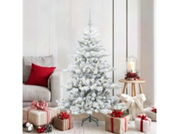 Vidaxl Árvore De Natal Articulada Artificial Branco 150 Cm Pvc E Aço
